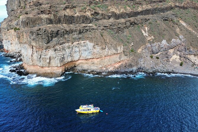 1h Boat Trip + 2h Dockside Local Wine & Food Tasting - Returning along the Mogán coastline