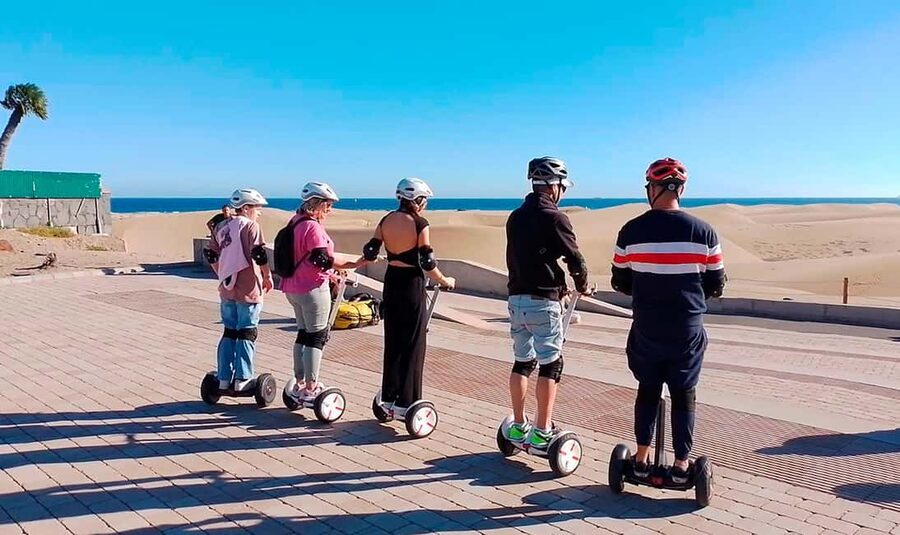 2-H Sunset or Morning Segway experience near by Sand Dunes - From Maspalomas toward the seaside promenade