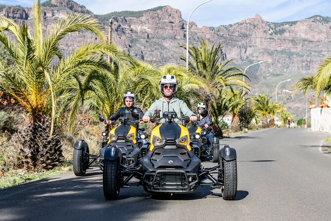 3 Wheel Motorcycle like Quad/Buggy Tour Gran Canaria (Maspalomas) - Fataga and the mountain roads
