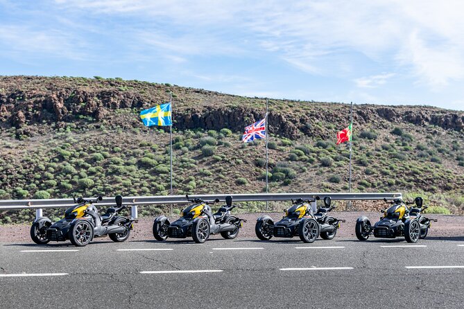 3 Wheel Motorcycle like Quad/Buggy Tour Gran Canaria (Maspalomas) - Playa de Amadores and the return toward the coast