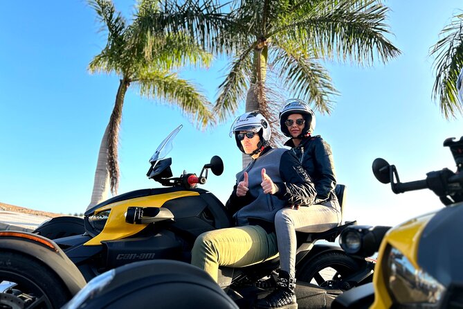 3 wheels motorcycle Coast Tour - Ryker - Gran Canaria Maspalomas - Arguineguin and Patalavaca by the water