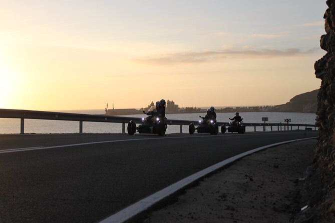 3 wheels motorcycle Coast Tour - Ryker - Gran Canaria Maspalomas - Passing Puerto Rico without stopping