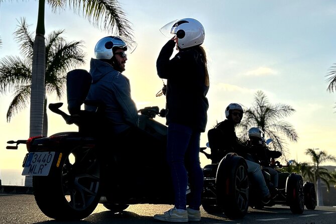 3 wheels motorcycle Coast Tour - Ryker - Gran Canaria Maspalomas - Anfi Tauro Golf and the optional refreshment stop