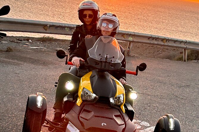 3 wheels motorcycle Coast Tour - Ryker - Gran Canaria Maspalomas - What the ride feels like for new and experienced drivers