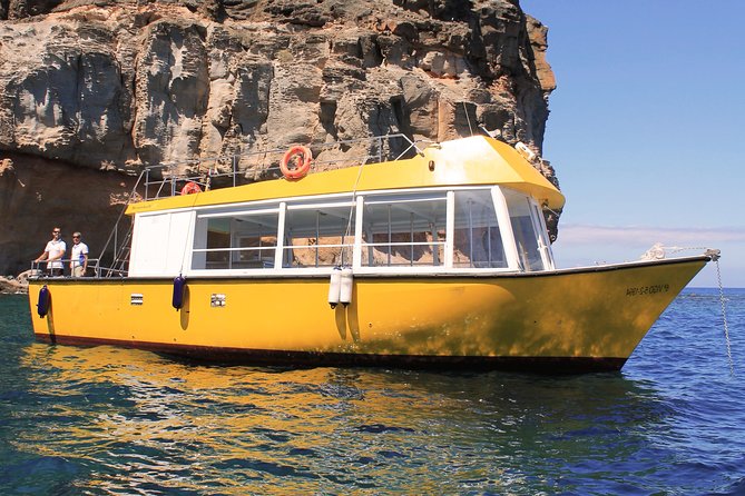 3h Boat Trip + Snorkeling in Puerto de Mogan - Leaving Puerto de Mogán for the cliffs