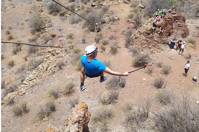 Climbing + Zipline + Via Ferrata + Cave. Adventure route in Gran Canaria - Is $84.63 good value?
