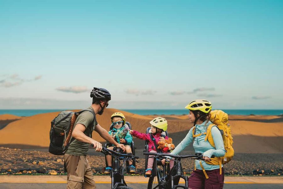 E-Bike Family Tour : Sightseeing Maspalomas Playa del Ingles - The Costa Canaria waterfront by e-bike