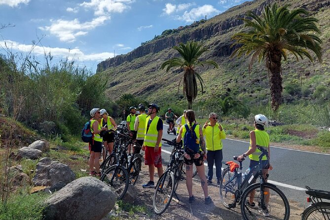 e-Bike Mountain Tour inside a Natural Park+option Tapas in a Cave - The final view over Playa del Inglés