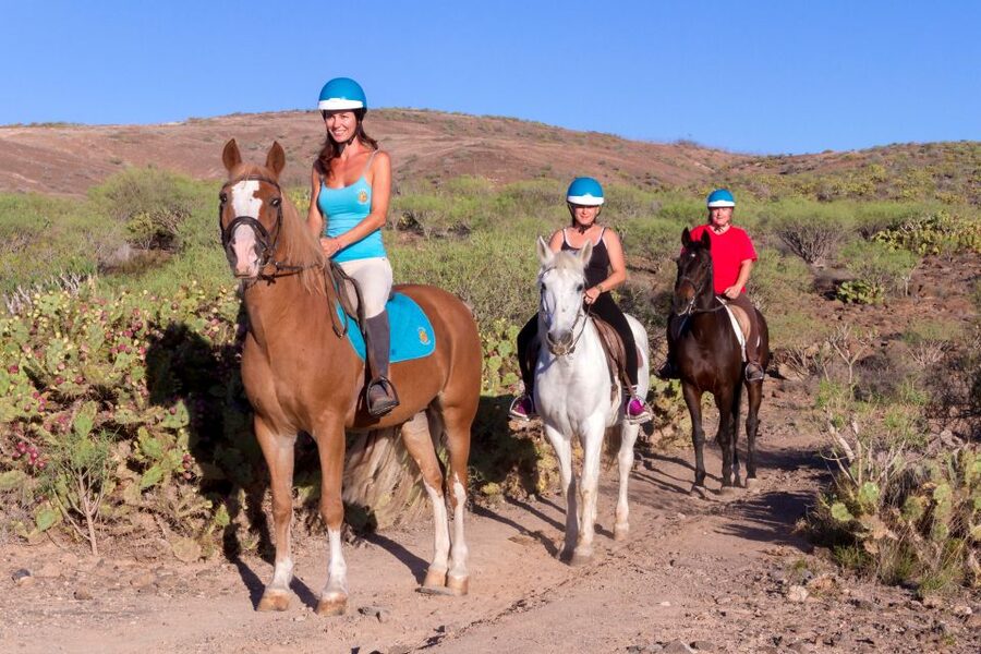 El Salobre: Horse Riding Adventure with Transfer Options - Riding above El Salobre