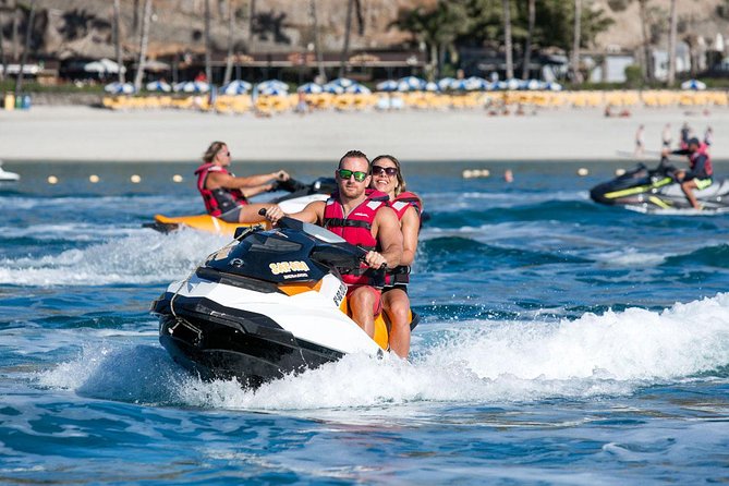 Experience the Thrill of Jet Skiing in Anfi del Mar - The first burst of speed from Anfi Beach