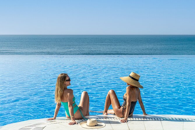 Full Day Ticket at Perchel Beach Club with Lunch - A pool day with an Atlantic view