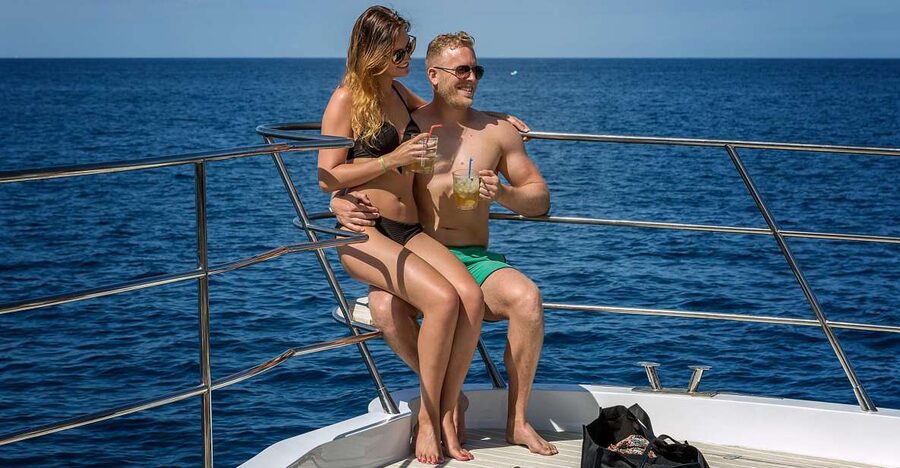 Gran Canaria: Afternoon Catamaran Cruise with Food & Drink - Swimming and snorkeling in the clear bay