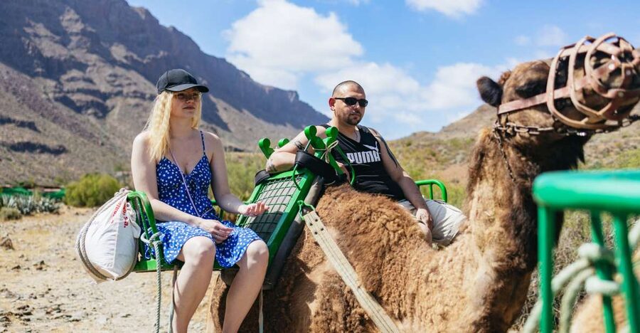 Gran Canaria: Camel Ride Safari w/ Optional Food & Transport - Reaching Fataga from the resort coast