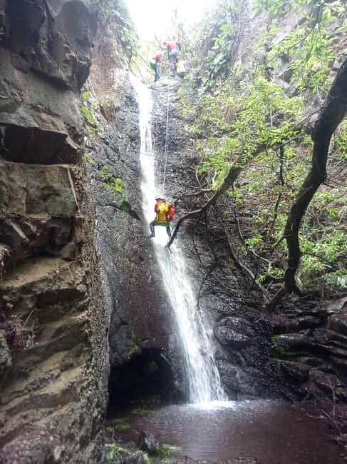 Gran Canaria: Canyoning Adventure in the Green Heart Jungle - Four abseils, four different challenges