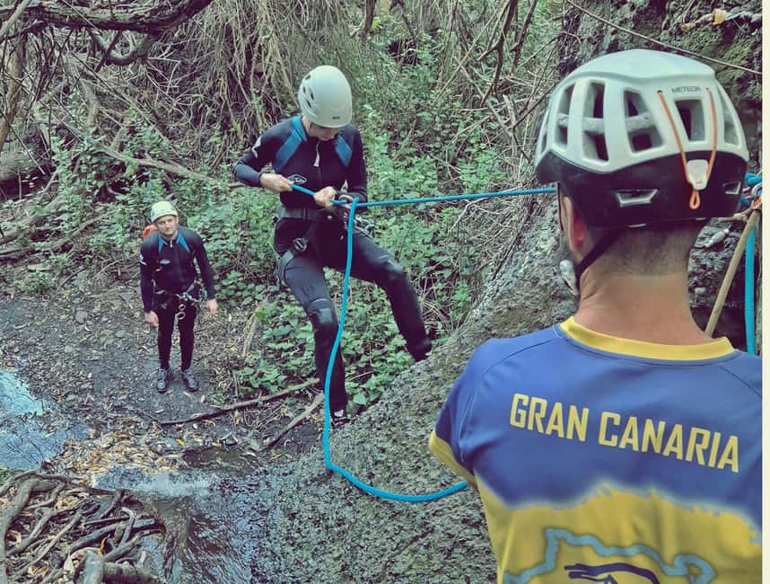 Gran Canaria: Canyoning Adventure in the Green Heart Jungle - Canarian snacks, hot tea, and a useful finish