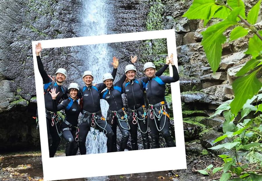 Gran Canaria: Canyoning Adventure in the Green Heart Jungle - Natural slides and the first wet section