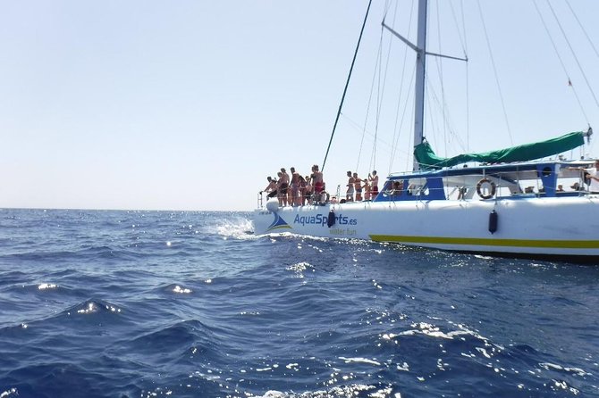 Gran Canaria Catamaran Cruise from Puerto Rico - Leaving Puerto Rico for the southwest coast