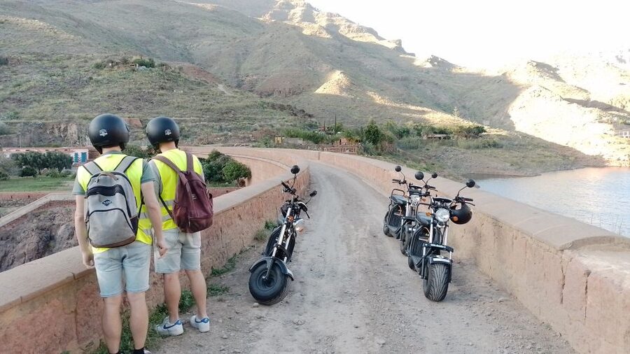Gran Canaria: Los Pilancones Natural Park e-Scooter Tour - The Ayagaures dam and the downhill return