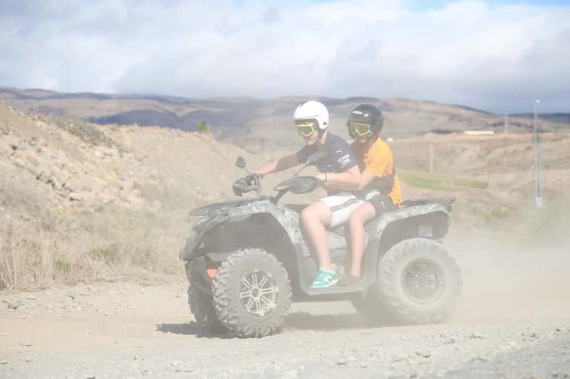 GRAN CANARIA: QUAD TOUR - AFTERNOON SUNSET TOUR 1HR 45 MIN - The main drawback: machinery and delays