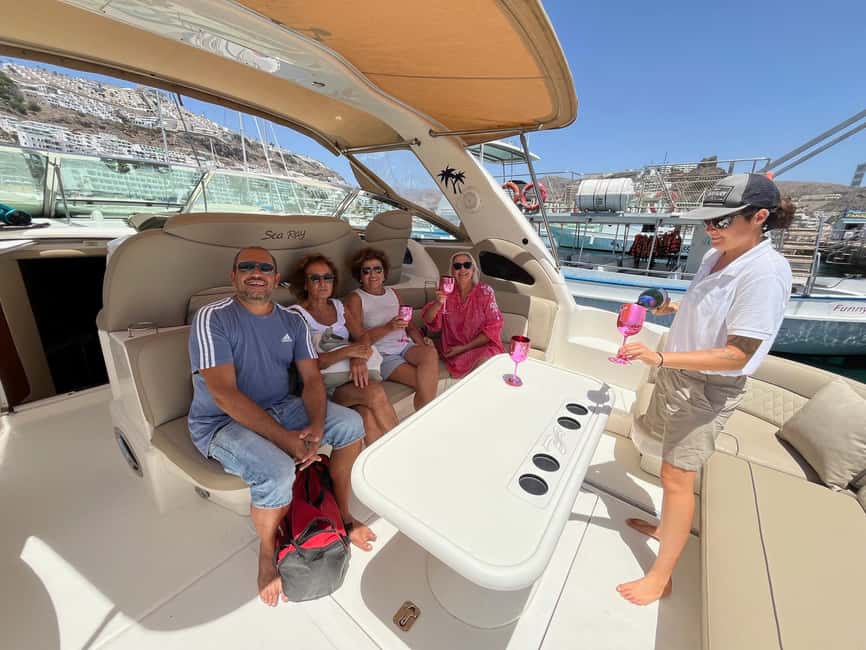 Gran Canaria: Shared yacht excursion with beverages, lunch and snorkeling - The return route along Gran Canaria’s south coast