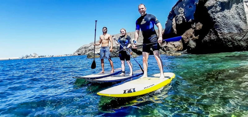 Gran Canaria: Stand-Up Paddle Lesson & Snorkeling Tour - Why stand-up paddleboarding works well here