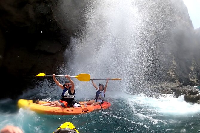 Kayaking Adventure Route with Snorkeling in Mogan Caves - Small groups and safety on the water