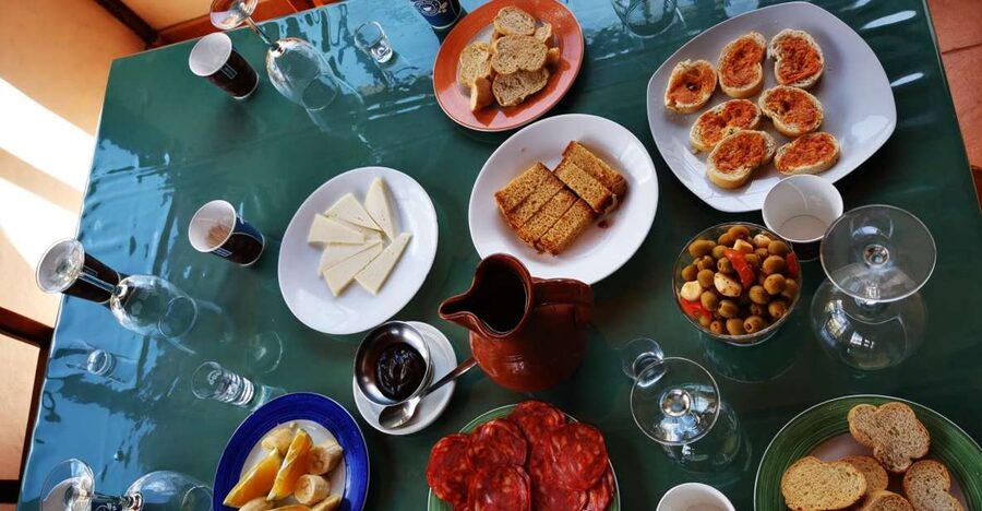 Las Palmas: 100% Local Tapas & Beach views - Papas arrugadas, tortilla, and mojo