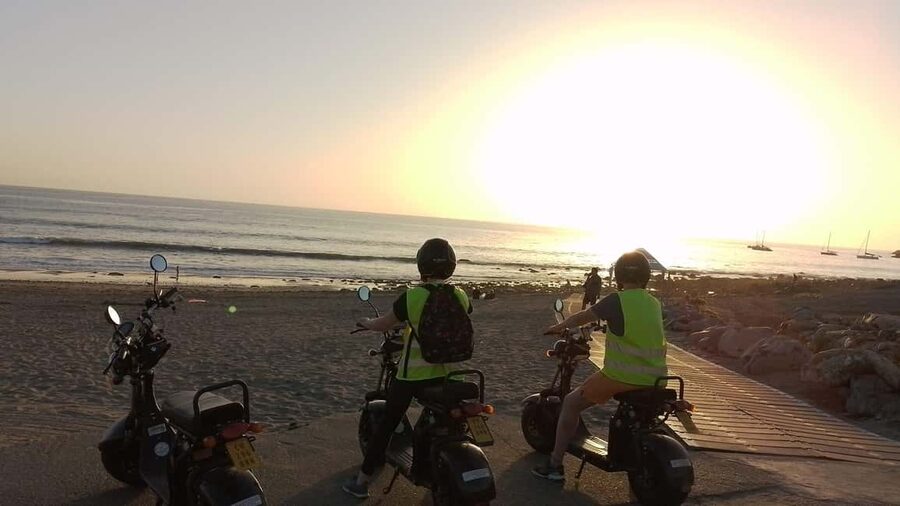 Maspalomas: 2-Seater Chopper E-Scooter Guided Tour - Riding through Maspalomas on a chopper e-scooter