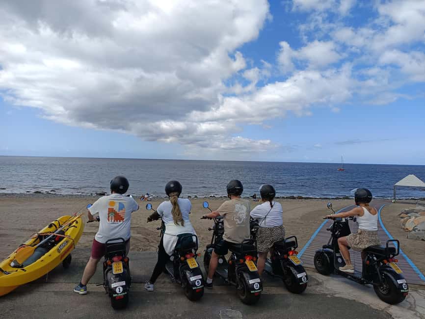 Maspalomas: 2-Seater Chopper E-Scooter Rental - Meloneras promenade and the coast