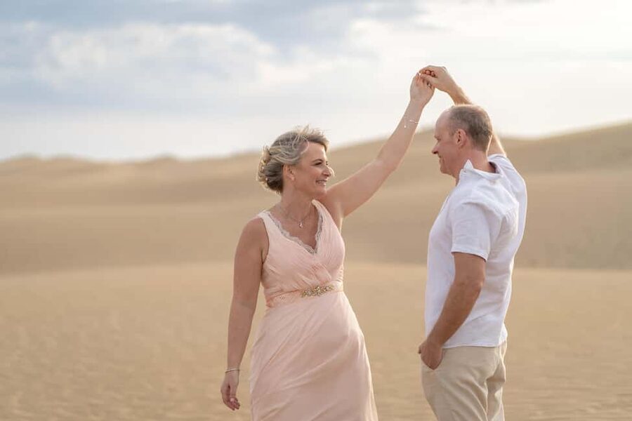 Maspalomas dunes: Vacation photoshoot - Capture your moments - Meeting at Café Mozart II