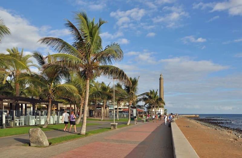 Maspalomas: E-Bike Sightseeing Sunset Tour or Morning Tour - Meloneras Promenade and the sea beside you