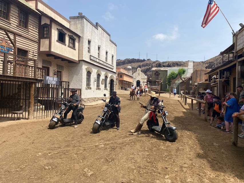 Maspalomas: E-Scooter or E-Bike Tour+Western Town Sioux City - Seeing Maspalomas Dunes without a long hike
