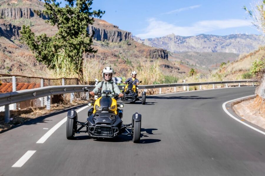 Maspalomas: Ryker Moto Tour to Fataga (Mountain buggy) - Starting in Maspalomas With a Proper Ryker Lesson