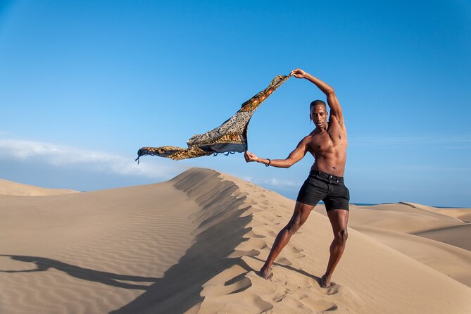Photoshoot at Dunas Maspalomas in Desert Beach Ocean View - The Photo Package: Originals Plus 20 Edited Images