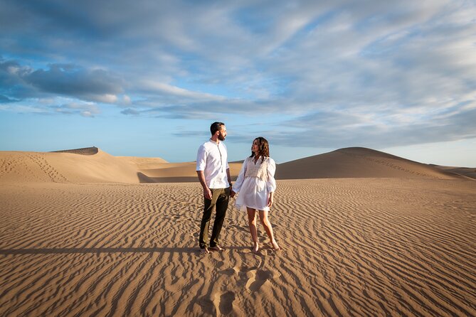 Photoshoot at Dunas Maspalomas in Desert Beach Ocean View - When Local Rules Change the Dune Route