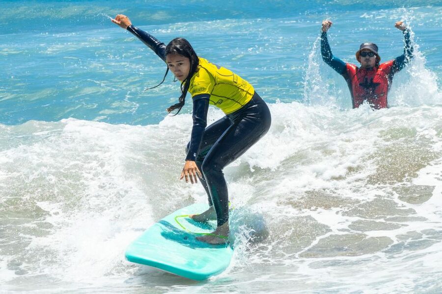 Playa del Inglés Maspalomas: High Quality Surf Classes - A serious workout with a fun payoff