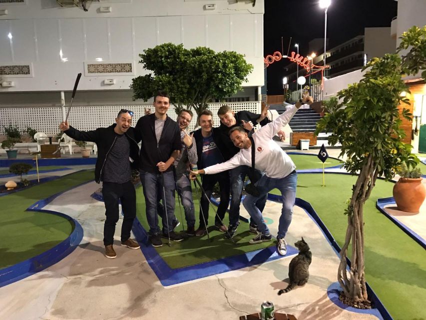 Playa del Inglés: Minigolf Taidia - Heat, seating, and the best time to go