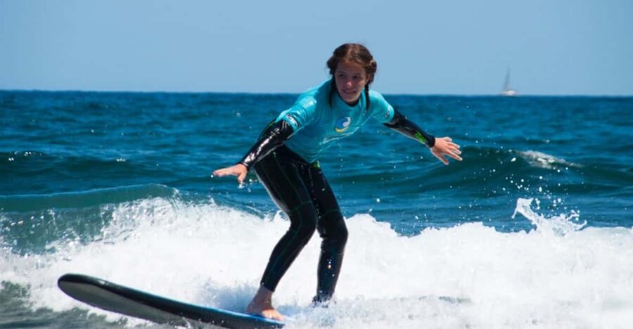 Playa del Inglés surf lessons - A First Surf Lesson Near Maspalomas