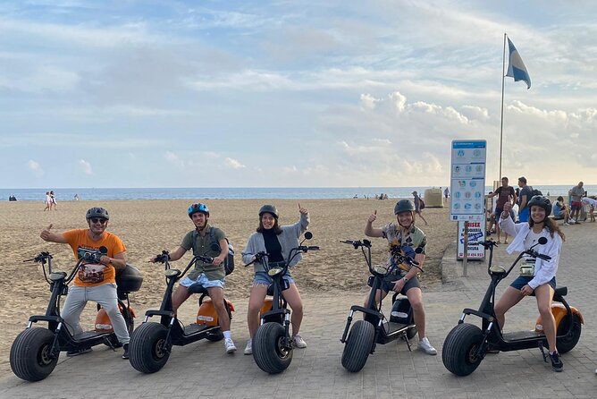 Rent e-Scooter 2 seater from 1 untill 4 Hour : Explore Maspalomas - The botanical garden and Guanche archaeological site