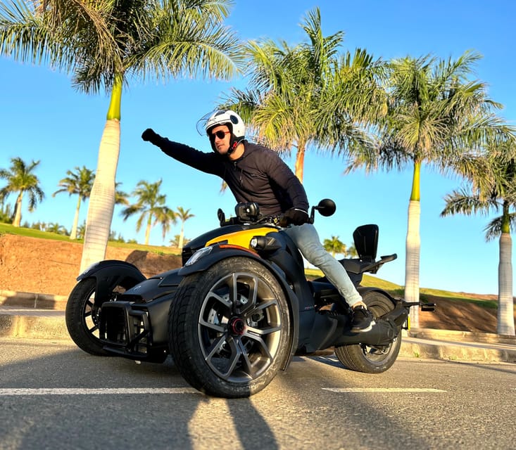 Ryker Moto Tour (buggy / quad for Road): Maspalomas - Meloneras, luxury hotels, and the Maspalomas Lighthouse