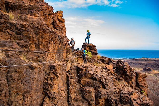 Via Ferrata in Gran Canaria. Vertical adventure park. Small groups - Family appeal, with a fitness warning