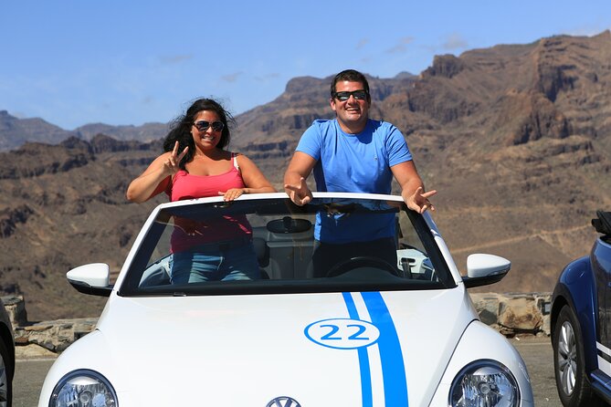 Vw Beetle Convertible Island tour Discover the island on a different way - Mirador El Guriete and the view toward La Fortaleza
